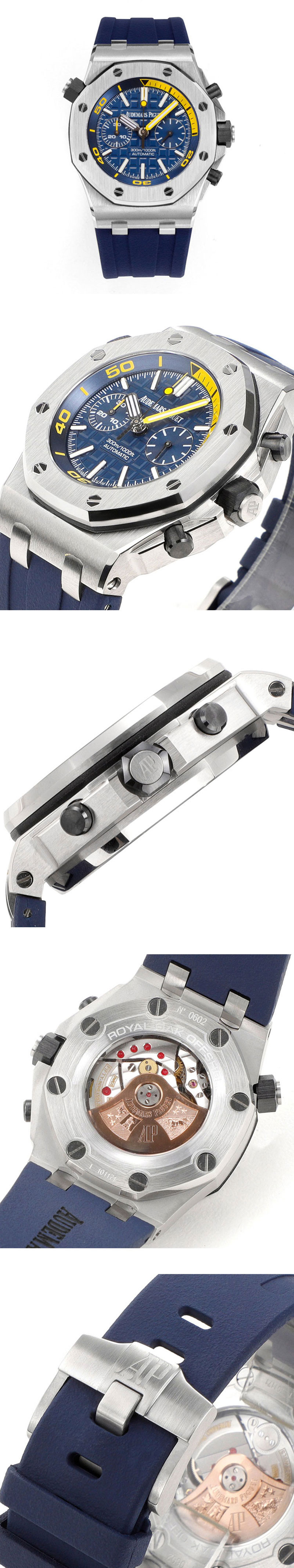 ショップレビュー大歓迎 オーデマピゲコピー 26703ST.OO.A027CA.01 ロイヤルオークオフショア ダイバー クロノグラフ